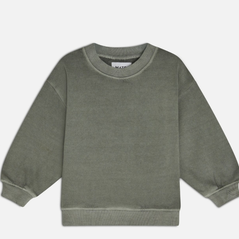 Mate The Label Kids Oversized Crew Neck 2/3 Unisex